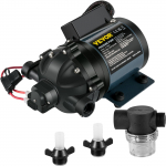 VEVOR 12V iseenesest imev pesuveepump 26 L/min, 4 bar, 3 m t&otilde;ste, meres&otilde;idukitele ja matkaautodele, EPDM ventiil, soolase vee filter