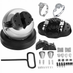 VEVOR 127 mm graveerimisklambri pallvise 360&deg; p&ouml;&ouml;rlemisega, 35-osaline komplekt ehete ja v&auml;&auml;riskivide t&ouml;&ouml;deks