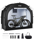 VEVOR veekindel v&auml;liboks 1&ndash;2 jalgrattale, ventileeritav, lihtne paigaldus, vastupidav klaaskiust raamiga