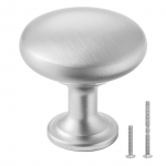 VEVOR 25 tk tsingisulamist kapinupud, 28 mm seene-kujulised k&auml;epidemed kruvidega, nikli viimistlus k&ouml;&ouml;ki ja vannituppa