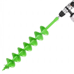 VEVOR spiraalpuur 150x800mm, raskeveokiline aiat&ouml;&ouml;riist sibulate istutamiseks ja aukude puurimiseks, sobib 20mm puuridele