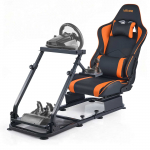 VEVOR reguleeritav v&otilde;idus&otilde;idu simulaatori kokpit koos istmega Logitech & Thrustmaster roolidele, kandev&otilde;ime kuni 180 kg