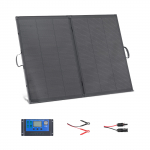 VEVOR 200W kokkupandav monokristalne p&auml;ikesepaneel raamiga, 23% efektiivsus, 30A kontroller, IP67 veekindel, kaasaskantav