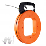 VEVOR 30,5m klaaskiust kaablit&otilde;mbur, 4,23mm juhe ABS korpuses elektri- ja telekommunikatsioonit&ouml;&ouml;deks