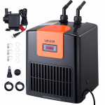 VEVOR 0.075 kW akvaariumi jahuti kuni 200L &ndash; Vaikne titaanist veejahuti kaladele, aksolotlile, korallidele, 1200L/h vool