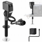 VEVOR 2268 kg elektriline haagise t&uuml;&uuml;ra tungraud, 230&ndash;800 mm t&otilde;ste, 12 V koos LED tule ja kattega matka-, paadi- ja varustusehaagistele