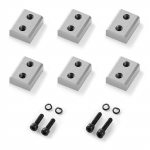 VEVOR 6-osaline 32 mm armatuuril&otilde;ikuri varutera komplekt, CR12MoV terasest, kahepoolne, sobib #10 elektril&otilde;ikurile koos kruvidega