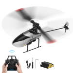 VEVOR RC helikopter lastele alates 8 a, 2.4GHz 4-kanaliline droon g&uuml;roskoobiga, 39 min lendaeg, algajale lihtne juhtida