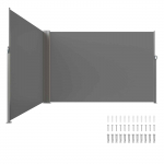 VEVOR T&otilde;mmatav K&uuml;lgmarkiis 200x600cm, Veekindel UV30+ Privaatsusekraan Terrassile, R&otilde;dule, Hall