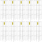 VEVOR 10 tk 117 cm tomati toestuspuurid, ruudukujulised PVC terasest ronitaimede ja lillede toed
