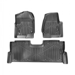 VEVOR p&otilde;randamatid Ford F250&ndash;F550 2017&ndash;2025 Super Duty Crew Cabile, &auml;mbristi istmete ja panipaigaga, 3-osaline TPE komplekt, must