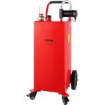 VEVOR 113L Diiselk&uuml;tuse Mahuti 180W Elektripumbaga, Metallvooliku ja Ratastega &ndash; Kaasaskantav K&uuml;tusemahuti