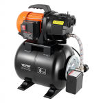 VEVOR 1 hj madalveekaevu juga-pump 19 L survepaagiga, 3750 L/h, 45 m t&otilde;stek&otilde;rgus, 230 V automaatne veesurvet&otilde;stja koju ja aeda
