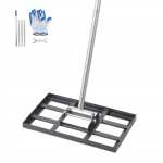 VEVOR murutasandaja 198 cm varrega, 43x25 cm s&uuml;sinikterasest alusplaat, 5-astmeline k&otilde;rguse reguleerimine, sobib aeda ja golfiv&auml;ljakule