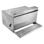 VEVOR 790x770x485 mm alumiiniumist veokite astmet&ouml;&ouml;riistakast, veekindel, vastupidav hoiukast l&ouml;&ouml;ke neelava lukuga