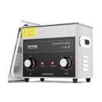 VEVOR 3L ultrahelipuhasti digitaalse taimeri, k&uuml;tte ja korviga, 40kHz roostevabast terasest puhastusmasin