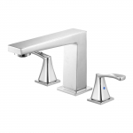 VEVOR 3-auguline rooma vanni segisti, juga tila, roostevaba teras, kaks k&auml;epidet, h&otilde;bedane viimistlus, 16,5 l/min vool