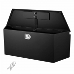 VEVOR terasest haagise raamkott 1245x353x470 mm, lukustatav ilmastikukindel hoiukast kaubikule, haagissuvilale, must