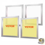 VEVOR Siiditr&uuml;ki Komplekt 4tk Alumiiniumraamid 50.8x50.8 cm 110 V&otilde;rguga Kangale, Puidule, Klaasile jms