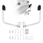 VEVOR reguleeritavad paadiveohaagise juhtsiinid, 2 tk terasest tugipostid pehmendusega, roostekindlad, v&auml;ikelaevadele