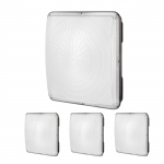 VEVOR 4 tk 150W LED varikatuse valgustid, 16500LM 5000K, IP65 veekindlad v&auml;lisvalgustid garaažile, tanklale, laole