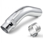 VEVOR Kroomitud Heitgaasi P&otilde;lveotsik, 101.6mm Sissev&otilde;te, 127mm V&auml;ljalase, 584mm Pikkus, Klambriga K&otilde;rget Temperatuuri Taluv