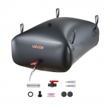 VEVOR 330 L PVC veemahuti kott, kokkupandav lekkekindel veekott aia kastmiseks, telkimiseks, haagissuvilale ja h&auml;daolukordadeks, must