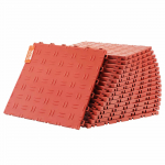 VEVOR &uuml;hendatavad garaažiplaadid, 30.5x30.5x1.35cm, 25 tk, libisemiskindlad, vastupidavad, punased, garaažide ja t&ouml;&ouml;kodade jaoks