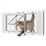 VEVOR reguleeritavad kassiluuk aknale 889&ndash;1016 mm, 4 lukustusrežiimi, alumiiniumraam, magnetiline sulgumine, valge