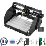 VEVOR CNC 3018 Pro Graveerimismasin 300&times;180&times;45 mm, 15W, 3-teljeline koos Offline Kontrolleriga Puidule, Plastile, Akr&uuml;&uuml;lile