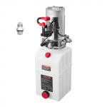 VEVOR 7 L DC 12V h&uuml;drauliline j&otilde;u&uuml;ksus, &uuml;hetoimeline pump, 22 MPa r&otilde;hk, 3.4 L/min vool haagistele ja t&otilde;stukitele