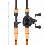 VEVOR 2,13 m S&uuml;sinikust Baitcasting Ritv ja Rull, 7+1 Laagrit, 7.0:1 &Uuml;lekanne, Korgik&auml;epide, Keraamilised R&otilde;ngad Ahvenap&uuml;&uuml;giks