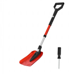 VEVOR Kokkupandav lumelabidas 22cm, reguleeritav 91&ndash;102cm, kerge alumiinium, sisses&otilde;iduteele, autole, matkale