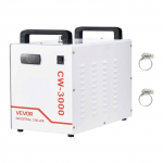 VEVOR CW-3000 t&ouml;&ouml;stuslik veejahuti, 9L paak, 10 L/min vool, kiire ventilaator, 60W laseri ja CNC jahutamiseks