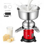 VEVOR elektriline piima ja koore separator 60 L/h, 4,5 L kauss, 10500 p/min, 40 W, roostevabast terasest piimaeraldaja