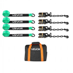 VEVOR raskekohaline rattakiilu kinnituskomplekt ATV/SUV jaoks, 4 pingutit ja 3048mm rihmad, 4540kg katkemistugevus, 1512kg koormus
