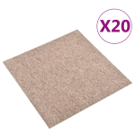 P&otilde;randa plaatvaibad 20 tk, 5 m&sup2;, 50 x 50 cm, beež