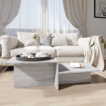 Kohvilaud, hall sonoma, 111,5 x 50 x 33 cm, tehispuit