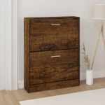Jalatsikapp, suitsutatud tamm, 59 x 17 x 81 cm, tehispuit
