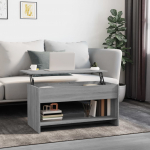 Diivanilaud, hall sonoma tamm, 102 x 50 x 52,5cm, tehispuit