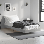 Voodiraam, hall sonoma tamm, 75x190 cm, tehispuit