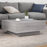 Diivanilaud, hall sonoma tamm, 80 x 80 x 31cm, tehispuit