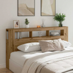 LED-peats, Artisan Oak 200x18,5x103,5 cm projekteeritud puit