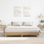 Voodiraam ilma madratsita, k&auml;sit&ouml;&ouml;tamm 160x200 cm, tehispuit