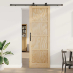 Liuguks komplekt manuaalne naturaalne ja must 78 x 232 cm
