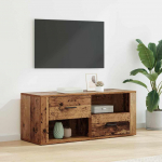 Telerikapp sahtliga Vana puit 100 x 35 x 40 cm Tehispuit