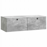 Rippuv TV kapp Betoonhall 98 x 41 x 30 cm Tehispuit