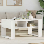 Kohvilaud hoiulaekaga Valge 92 x 53 x 45 cm Tehispuit