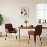 S&ouml;&ouml;gitoa Toolid 2 pcs Kunstnahk K&uuml;&uuml;riv Pruun 57 x 50 x 85 cm