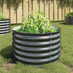 Taimelava, tsingitud teras, 80 x 80 x 44 cm, hall